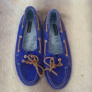 Sperry Blue Suede Loafer